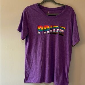 Purple Pride Short Sleeve Tee Size XL 16/18